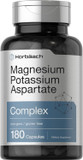Horbã£Â¤Ach Magnesium Potassium Aspartate Complex | 180 Capsules | Non-Gmo And Gluten Free Formula