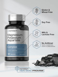 Horbã£Â¤Ach Magnesium Potassium Aspartate Complex | 180 Capsules | Non-Gmo And Gluten Free Formula