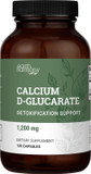 Earth Harmony Calcium D-Glucarate 1200Mg - Advanced Detoxification Support & Double The Strength Of Calcium D Glucarate 500Mg - 120 Capsules (2-Month Supply)