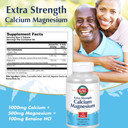 Kal Extra Strength Calcium Magnesium Tablets, 250 Count