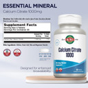 Kal Calcium Citrate, 1000 Mg, 90 Tabs