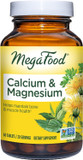Megafood Calcium Magnesium Supplement - With Fermented Magnesium Glycinate - Supports Bone Health & Heart Health - Calcium & Magnesium Supplement For Men & Women - Non-Gmo - 60 Tabs (20 Servings)