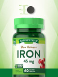 Iron Supplement | 45 Mg | 60 Count | Ferrous Sulfate | Non-Gmo & Gluten Free Vitamin For Men And Women | By Nature'S Truth
