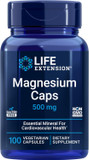 Life Extension Magnesium Caps, 500 Mg, Magnesium Oxide, Citrate, Succinate, Heart Health, Healthy Bones, Metabolism Support, 100 Vegetarian Capsules