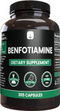 Pure Original Ingredients Benfotiamine (365 Capsules) No Magnesium Or Rice Fillers, Always Pure, Lab Verified