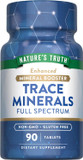 Nature'S Truth Trace Minerals Supplement | 90 Tablets | Enhanced Mineral Booster | Non-Gmo & Gluten Free Supplement