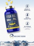 Carlyle Fish Oil 3000Mg | 900Mg Omega 3 | 200 Softgels | Lemon Flavor | Non-Gmo And Gluten Free Supplement