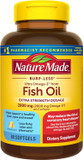 Nature Made Extra Strength Omega 3 Fish Oil 2800 Mg Per Serving, Fish Oil Supplements As Ethyl Esters, Omega 3 Supplement For Healthy Heart, Brain, Eyes, And Mood Support, 60 Softgels, 30 Day Supply Nature Made Extra Strength Omega 3 Fish Oil 2800 Mg Per Serving, Fish Oil Supplements As Ethyl Esters, Omega 3 Supplement For Healthy Heart, Brain, Eyes, And Mood Support, 60 Softgels, 30 Day Supply