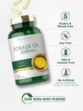 Carlyle Borage Oil Capsules | 2000Mg | 200 Softgels | 320Mg Of Gla | Cold Pressed Seed Oil Supplement | Hexane Free | Non-Gmo & Gluten Free