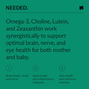 Needed Vegan Omega 3 Dha Epa Supplement - Delivers 500Mg Of Omega-3 Dha & Epa And 100Mg Of Choline, Encased In Veg Capsule, Sustainably Sourced From Algae Oil, Daily Dose Of 2 Capsules, 30-Day Supply