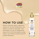 African Pride Moisture Miracle Coconut Milk & Honey Leave-In Conditioner - Refreshes & Softens Natural Coils & Curls, Hydrates & Shines Hair, 8 Oz