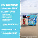 Ghost Hydration, Lemon Crush, 40 Serv, Electrolyte Powder - Drink Mix Supplement With Magnesium, Potassium, Calcium, Vitamin C & Taurine For Energy & Endurance - Vegan, Free Of Soy, Sugar & Gluten