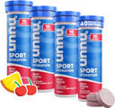 Nuun Sport: Electrolyte-Rich Sports Drink Tablets, Fruit Punch, 4 Count (40 Servings), Sports Drink For Replenishment Of Essential Electrolytes Lost Through Sweat