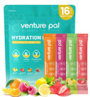 Venture Pal Sugar Free Electrolyte Powder Packets - Liquid Daily Iv Drink Mix For Rapid Hydration & Party Recovery | 5 Vitamins & 7 Electrolytes| Keto Friendly | Non-Gmo | Certified Vegan | 16 Sticks