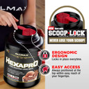 Allmax Hexapro, Cookies & Cream - 5 Lb - 25 Grams Of Protein Per Serving - 8-Hour Sustained Release - Zero Sugar - 52 Servings