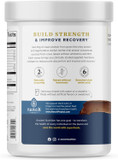 Ancient Nutrition Grass Fed Whey Protein, Milk Chocolate, 23G Protein, 20 Servings, Hydrolyzed Collagen Peptides, Organic Regenerative A2/A2 Milk Protein