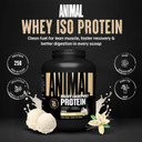 Animal Whey Isolate Protein Powder - Loaded For Pre & Post Workout Muscle Builder And Recovery With Digestive Enzymes For Men & Women - 25G Protein, Great Taste, Low Sugar - Cookies & Cream 2 Lbs