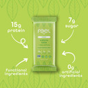 Feel Vegan Protein Bars | Matcha Latte | Keto | Gluten Free | Organic | 15G Plant Protein | Low Carb | High Protein | Dairy Free | Low Sugar | Grain Free | Nut Free | Soy Free | Non Gmo - (Matcha Latte, 10 Pack)