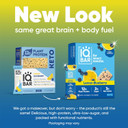 Iqbar Brain And Body Plant Protein Bars - Lemon Blueberry - 24 Count, Low Carb, High Fiber, Gluten Free, Healthy Vegan Snacks - Low Sugar Keto Bar