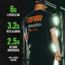 Jacked Factory Nitrosurge Pre Workout Supplement - Endless Energy, Instant Strength Gains, Clear Focus, Intense Pump - No Booster & Preworkout Powder With Beta Alanine - 30 Servings, Sour Peach Rings