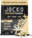 Jocko Fuel Protein Bundle (2 Pack) - Chocolate Peanut Butter (2Lb) + Vanilla (2Lb) - Supports Muscle Recovery & Growth