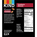 Kind Cranberry Almond + Antioxidants, 6 Count (Pack Of 1), Net Weight: 8.4 Oz