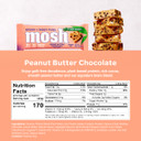 Mosh Peanut Butter Chocolate Plant Based Keto Protein Bars, High Protein, Gluten Free, Brain Healthy Snack With Ashwagandha, And Lion'S Mane, 12 Count