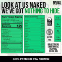 Naked Pea - 5Lb 100% Pea Protein Powder From North American Farms - Unflavored Vegan Pea Protein Isolate - Plant Protein Powder, Easy To Digest - 76 Servings