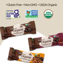 Nugo Organic Dark Chocolate Pomegranate, 10G Vegan Protein, Gluten Free, 24 Count