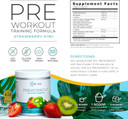 One Sol Pre-Workout For Women, Enhanced Pump & Focus, No Jitters Or Crash, Natural Ingredients, 100% Vegan, Gluten Free & Soy Free, (Strawberry Kiwi)
