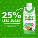 Orgain Organic Kids Nutritional Protein Shake, Chocolate, Healthy Kids Snacks, 8G Dairy Protein, 3G Fiber, 22 Vitamins & Minerals, No Soy Ingredients, Non-Gmo, 8.25 Fl Oz (Packaging May Vary) (4 Pack)