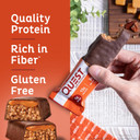 Quest Nutrition Crispy Chocolate Caramel Pecan Hero Protein Bar, 15G Protein, 1G Sugar, 3G Net Carb, Gluten Free Protein Snack, Keto Friendly, 12 Count