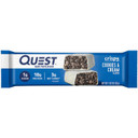 Quest Nutrition Crispy Cookies & Cream Hero Protein Bar, 18G Protein, 1G Sugar, 3G Net Carb, Gluten Free Protein Snack, Keto Friendly, 12 Count