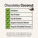 Rise Pea Protein Bar - Chocolately Coconut | Breakfast Bar & Protein Snack 15G Protein Just 5 Whole Food Ingredients Non-Gmo Gluten-Free Soy Free