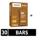 Rxbar Protein Bars, 12G Protein, Gluten Free Snacks, Peanut Butter (6 Boxes, 30 Bars)