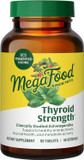 Megafood Thyroid Strength - Mineral Supplement - Thyroid Support For Women With Ashwagandha, Zinc, Selenium, Copper, Iodine & L-Tyrosine & Herb Blend - Vegetarian - 60 Tabs (30 Servings)