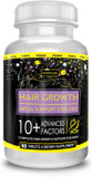 Actif Hair Growth For Men Mega Support 10+, Non-Gmo, Stops 99% Hair Loss, Made In Usa, 60 Count