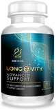 Actif Longevity Advanced Support With 20 Factors - Non-Gmo, 2 Month Supply, Made In Usa