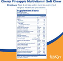 Bariatric Fusion Bariatric Multivitamin Chewable Soft Chew | Cherry Pineapple Flavor | Chewy Bariatric Vitamins For Post Bariatric Surgery Patients | 60 Count | 1 Month Supply
