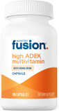 Bariatric Fusion High Adek Multivitamin With Iron | Bariatric Multivitamin For Duodenal Switch | Easy To Swallow Adek Vitamins Bariatric | 90 Capsules | One Month Supply