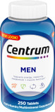 Centrum Multivitamin For Men, Multivitamin/Multimineral Supplement With Vitamin D3, B Vitamins And Antioxidants, Gluten Free, Non-Gmo Ingredients - 250 Count
