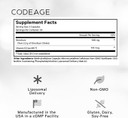 Codeage Liposomal Strontium Supplement - Enhanced With Vitamin K2 Mk-7 - Bone & Cardiovascular Health Support - Liposomal For Bioavailability - Non-Gmo, Gluten-Free - 90 Capsules
