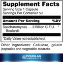Douglas Laboratories S.B.C. (Saccharomyces Boulardii Capsules) | Shelf Stable Probiotic To Support Healthy Bowel Function | 50 Capsules