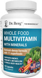 Dr. Berg Whole Food Multivitamin With Minerals - Daily Multivitamin For Men And Women - Includes Premium Whole Food Fruits And Vegetable Blend With Folate, Alpha-Lipoic Acid And More - 60 Capsules