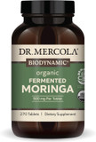 Dr. Mercola - Biodynamic Organic Fermented Moringa Dietary Supplement, 270 Servings (270 Tablets)