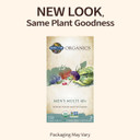 Garden Of Life Organics Whole Food Multivitamin For Men 40+ 120 Tablets, Vegan Mens Multi For Health & Well-Being Certified Organic Whole Food Vitamins & Minerals For Men Over 40 Mens Vitamins