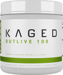 Kaged Organic Greens Superfood Powder | Lemon | Outlive100 | Wellness With Supergreens And Prebiotics | Apple Cider Vinegar | Ashwaghanda | 30 Servings