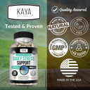 Kaya Naturals - Natural Herbal Stress Relief Support Vitamin Supplement To Relax And Calm The Mind - Boost Mood - Happy Pills - Anxiousness Support - 30 Capsules