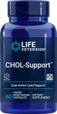 Life Extension Chol-Support Cholesterol Management Support Supplement  Gluten-Free, Non-Gmo, Vegetarian  60 Liquid Vegetarian Capsules