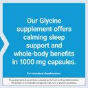 Life Extension Glycine, 1000 Mg, Amino Acid That Promotes Healthy Sleep, Gluten-Free, Non-Gmo, Vegetarian, 100 Capsules